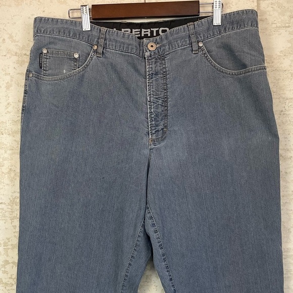 Alberto Mens Jeans Tommy Stretch Denim Light 38" Waist 32" Inseam - Picture 2 of 14